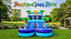 19ft Sunshine Dual Water Slide