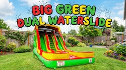 22ft Big Green Dual Water Splash