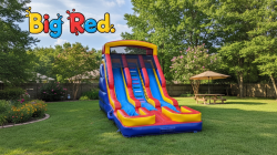 22ft Big Red Dual Waterslide
