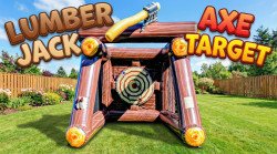 Lumber Jack Axe Throw Interactive Game