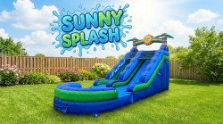 16ft Sunny Splash Single Lane Waterslide